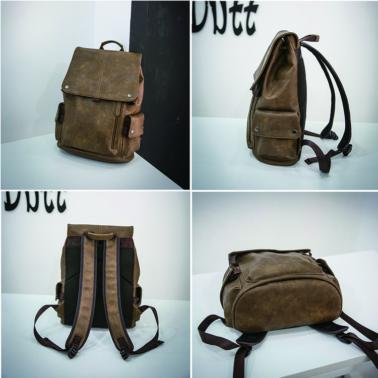 PU laptop backpack