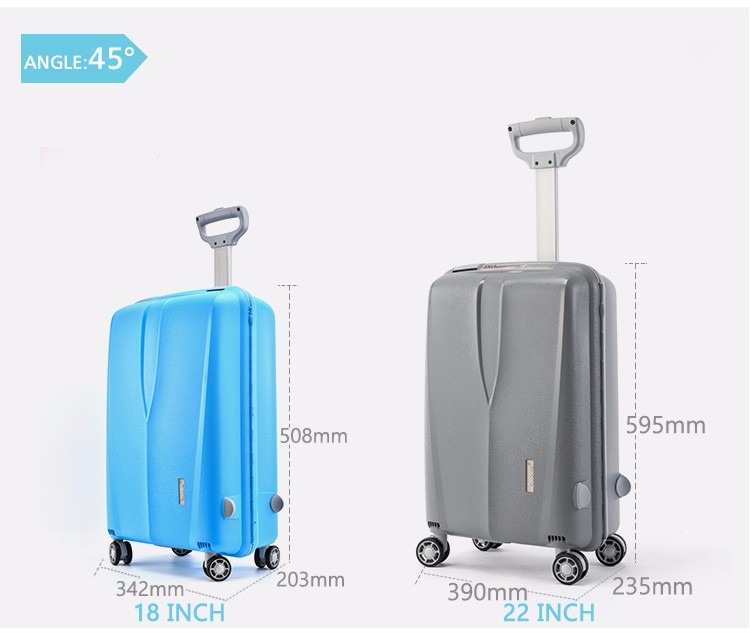 BUBULE 18" 24" 25" 29" Carry On Designer Hardside 4 Wheel Spinner Luggage