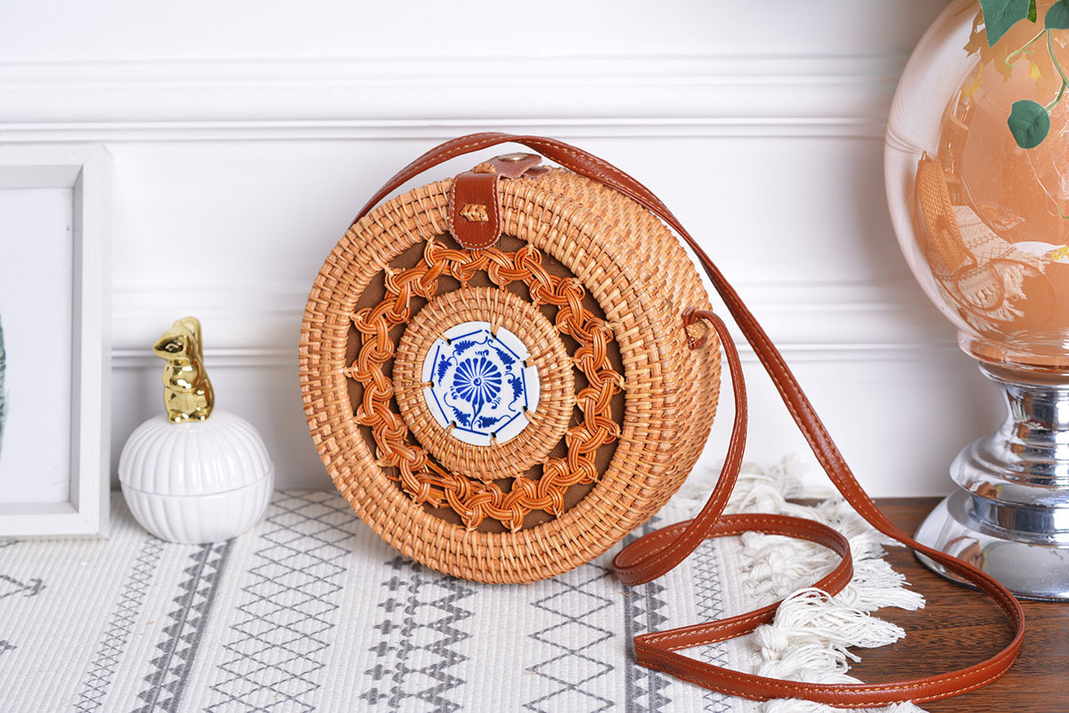 2020 new arrival China style rattan bag