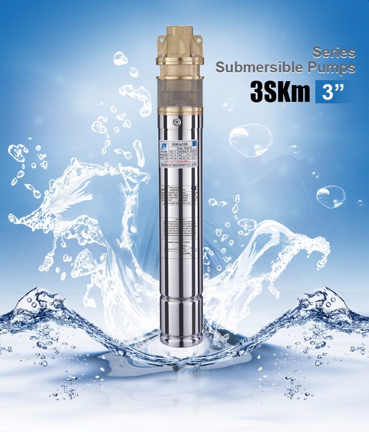 3SKm electric peripheral deep well submersible pump 3 inch