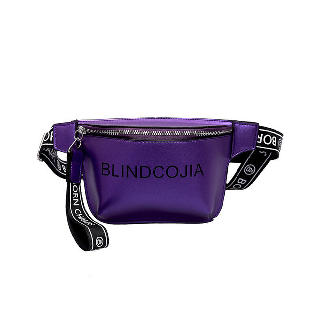 design fashion custom PU waist belt bag leather waist bag