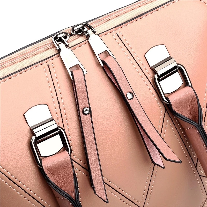 2020 Canton Fair wholesale Pu shoulder bag set women clutch purse 4pcs handbags set