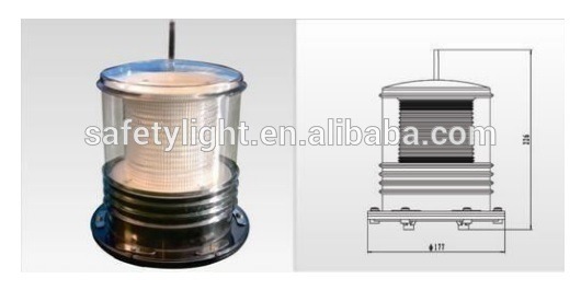 Solar LED beacon warning strobe beacon light pole mounted traffic warning light