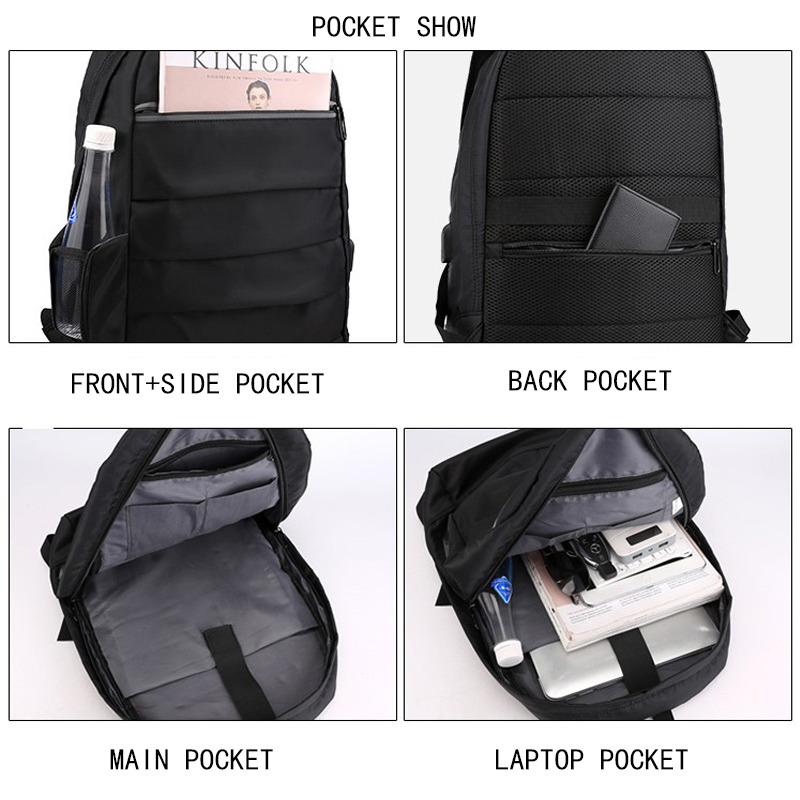 USB laptop backpack