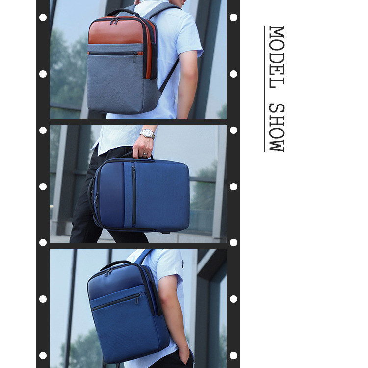 Custom new style men business travel computer laptop backpack