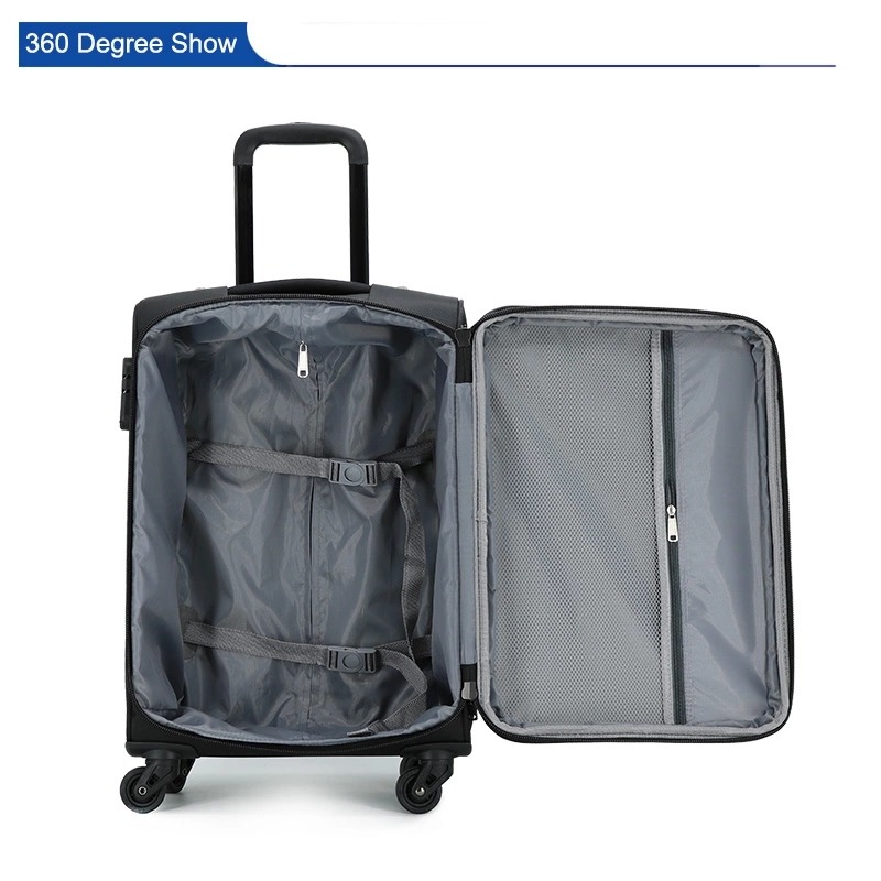 2020 canton fair 20 24 28 inch 4 wheels Custom Nylon 3 pcs set Travel luggage suitcase