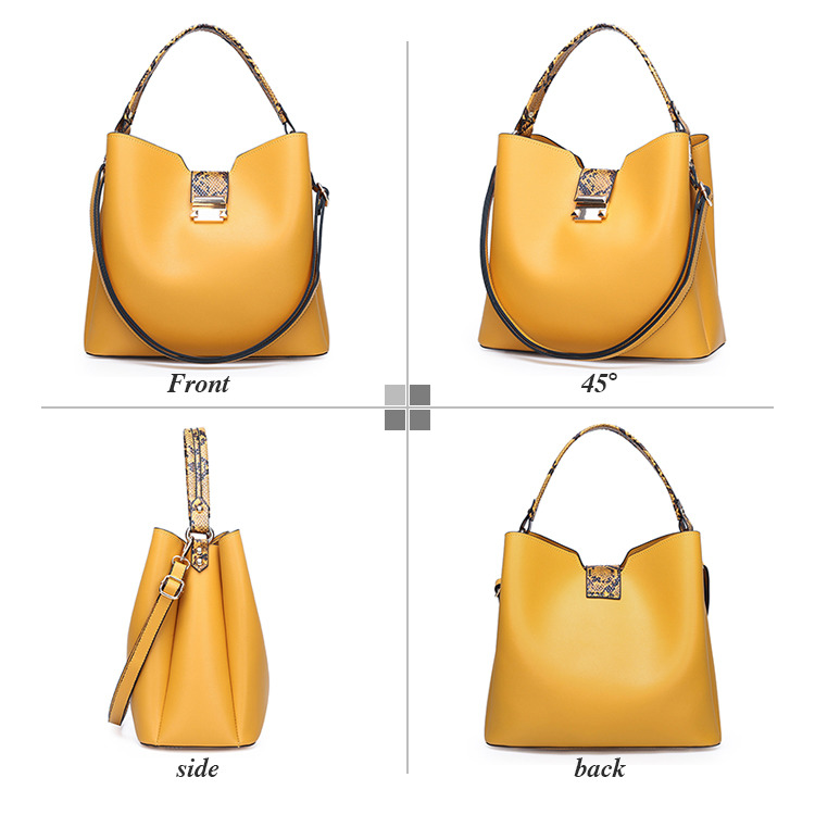 Wholesale PU Leather 2 PCS Handbag Set