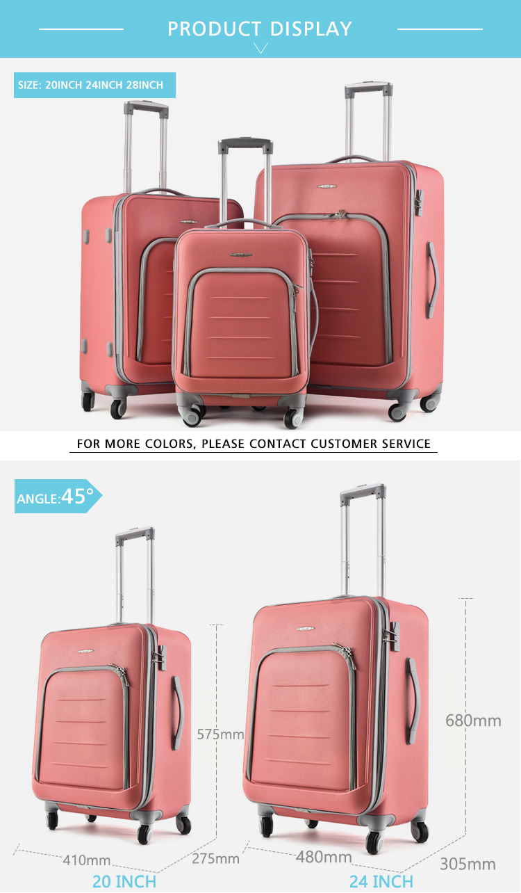 Whole Set 3 Size Fashional Luggage Bag For Business