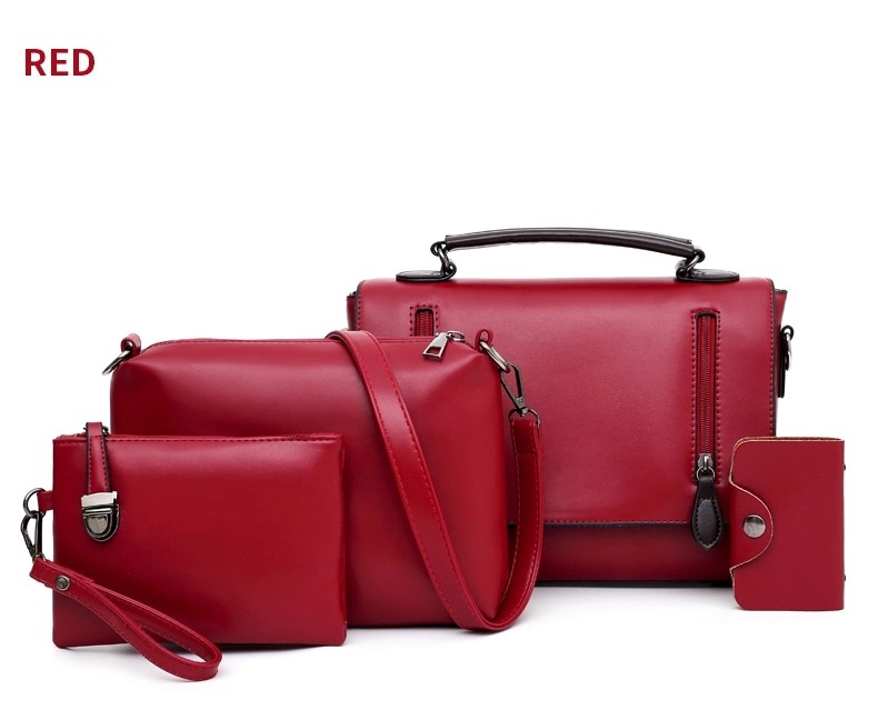 Red handbag