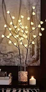 Branch Lights with Ice Flower 2Pack