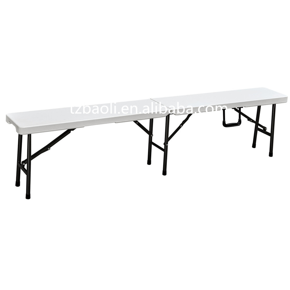 6 Feet 180CM HDPE Plastic Folding Bench For Home and Outdoor