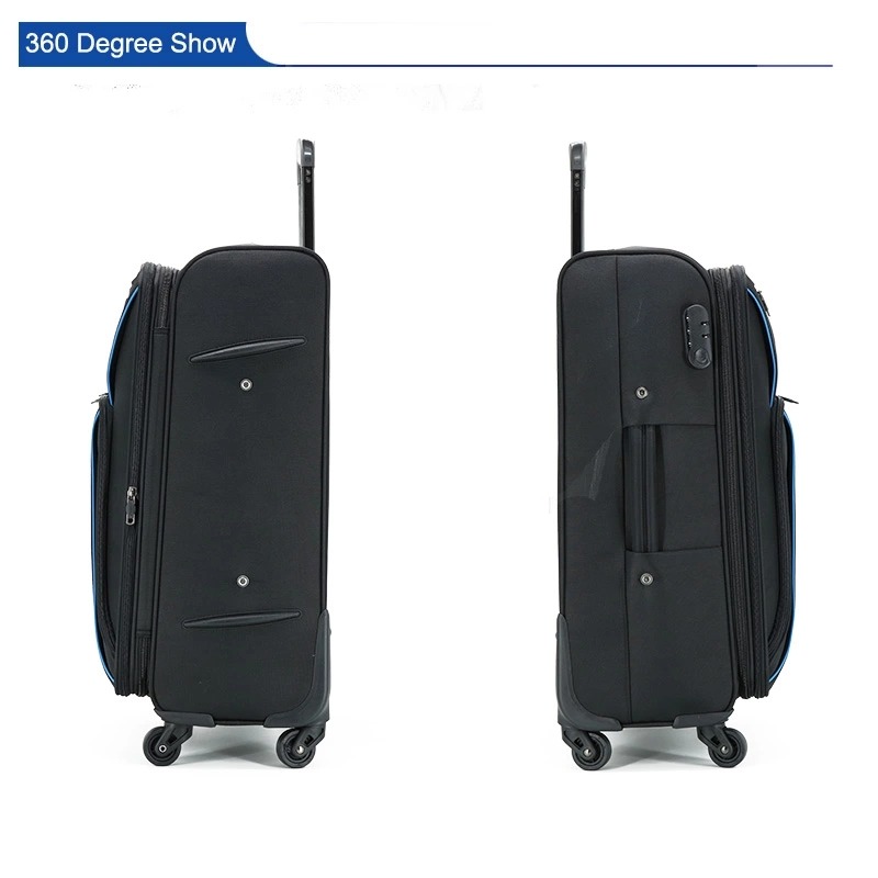 2020 canton fair 20 24 28 inch 4 wheels Custom Nylon 3 pcs set Travel luggage suitcase