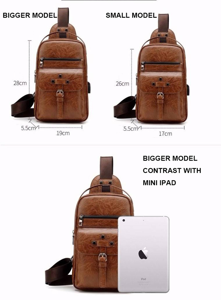 men chest bag