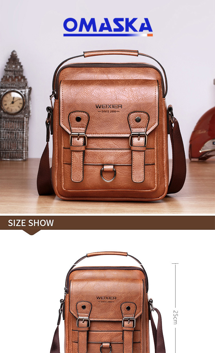 men  leather sling bag