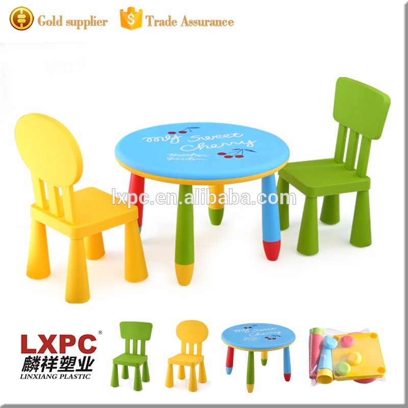 Factory manufacturing kids chair and table bedroom furniture set