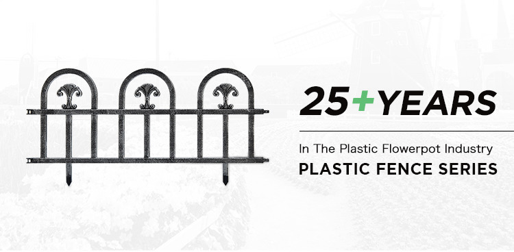 Cheap home outdoor garden decorative plastic edging fence