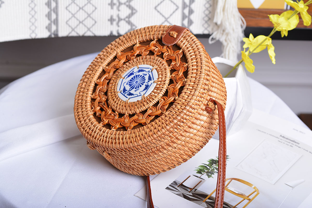2020 new arrival China style rattan bag