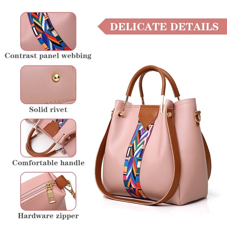 2020 Canton Fair fashion Lady Bag sets PU Handbags 4 Pcs in 1 Set