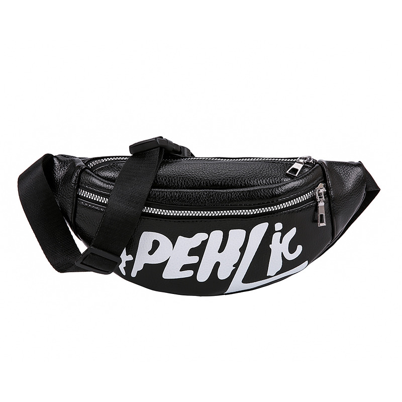 custom wholesales PU fanny pack letters on waist bags ladies fanny pack