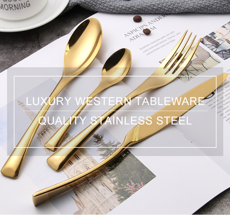 German Hotel Gold Flatware 1810 Rose Gold Used Restaurant Flatware