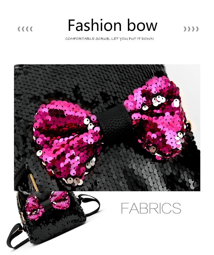 sequin backpack