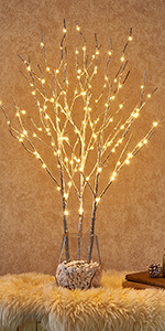 Branch Lights Silvier Plug in