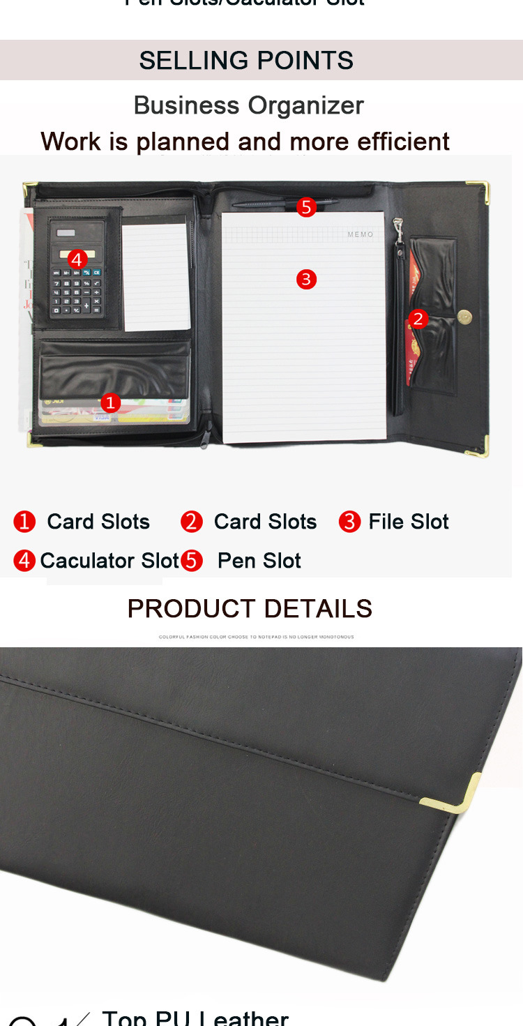 a4 portfolio file folder