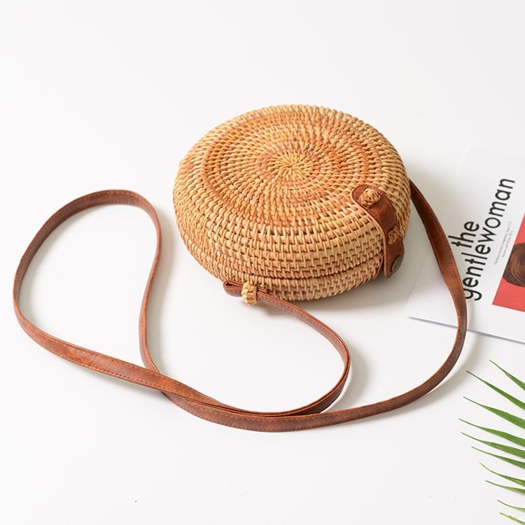 summer beach hot rattan bag