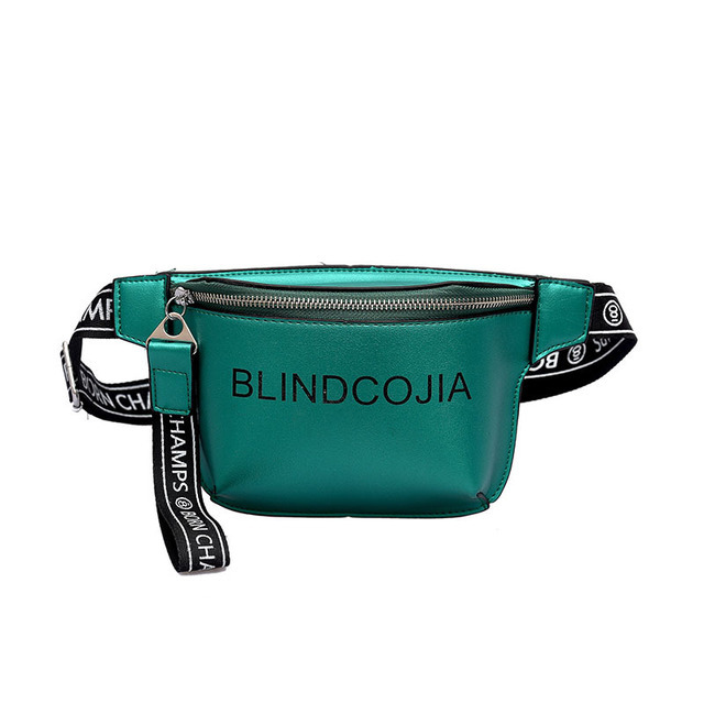 design fashion custom PU waist belt bag leather waist bag
