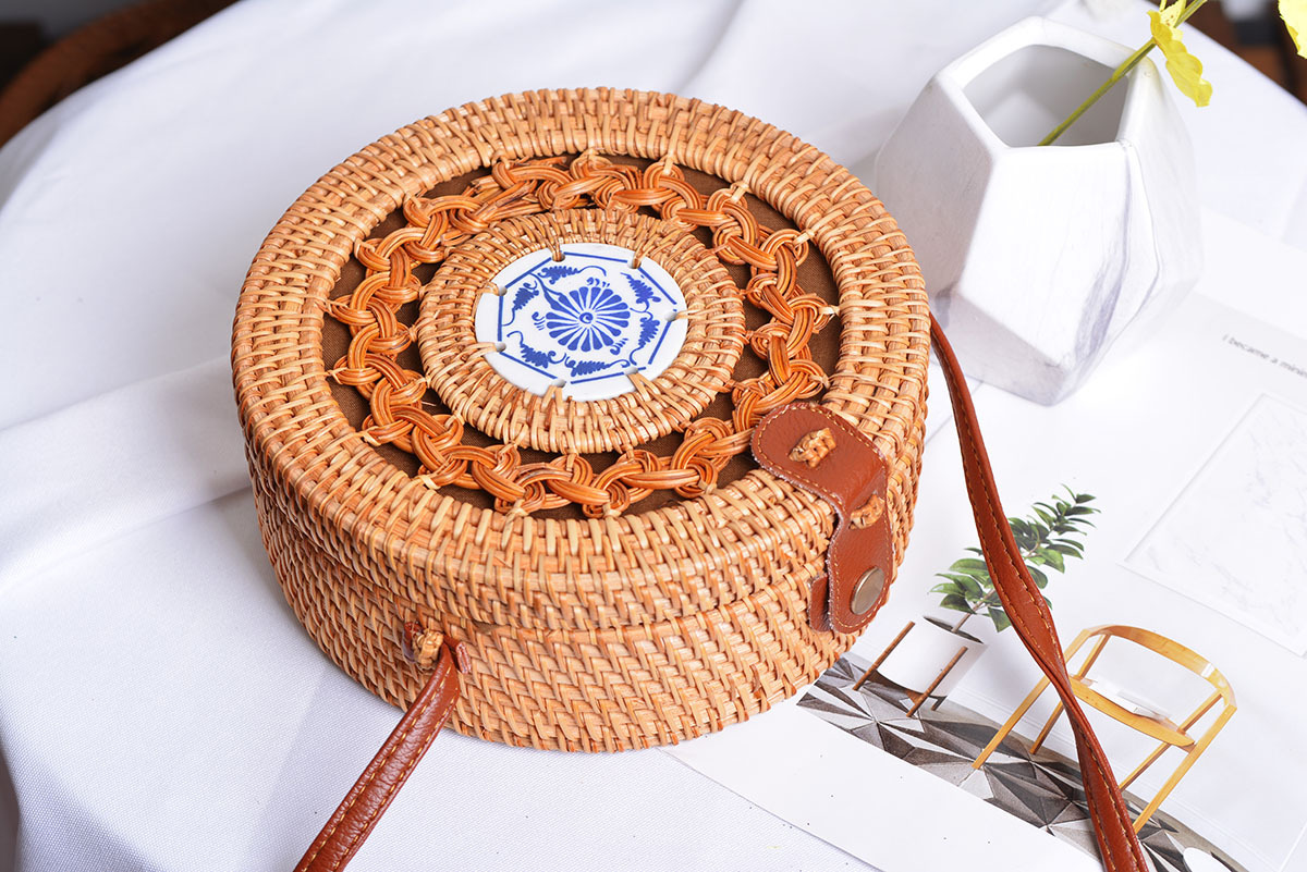 2020 new arrival China style rattan bag