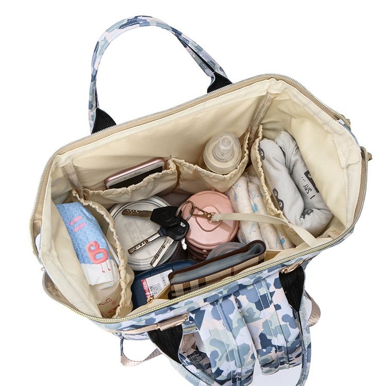 2020 online canton fair multifunction mummy bag backpack milk bag