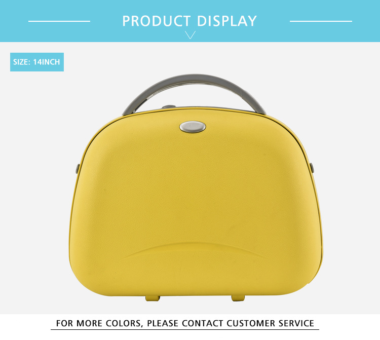 BUBULE 14" PP Mini Travel Waterproof Custom Portable Women Cosmetic Bag