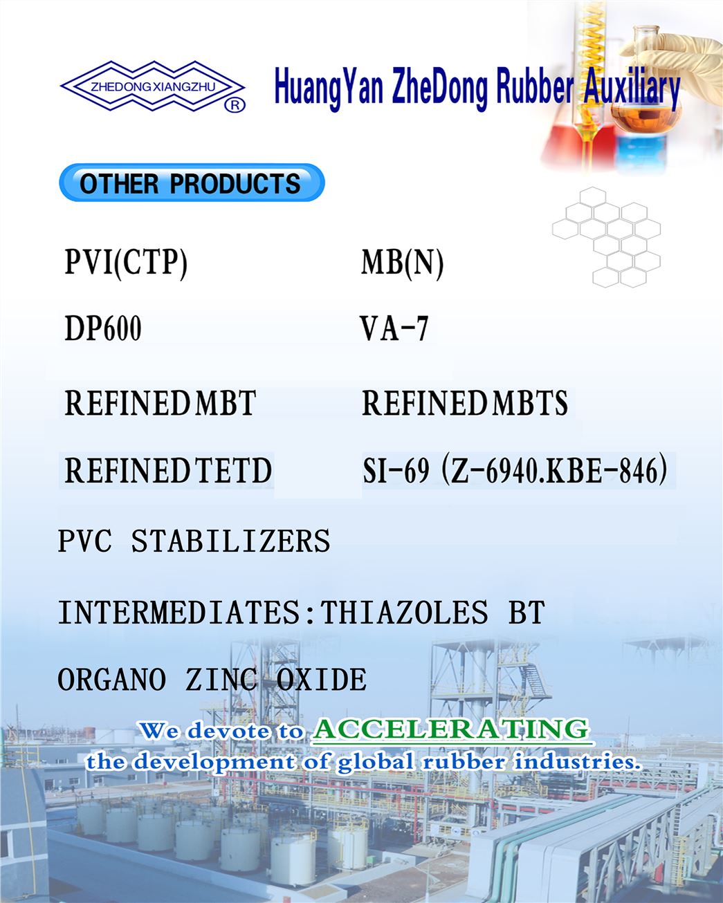 Huangyan Zhedong Rubber Auxiliary Imp. & Exp. Co., Ltd.