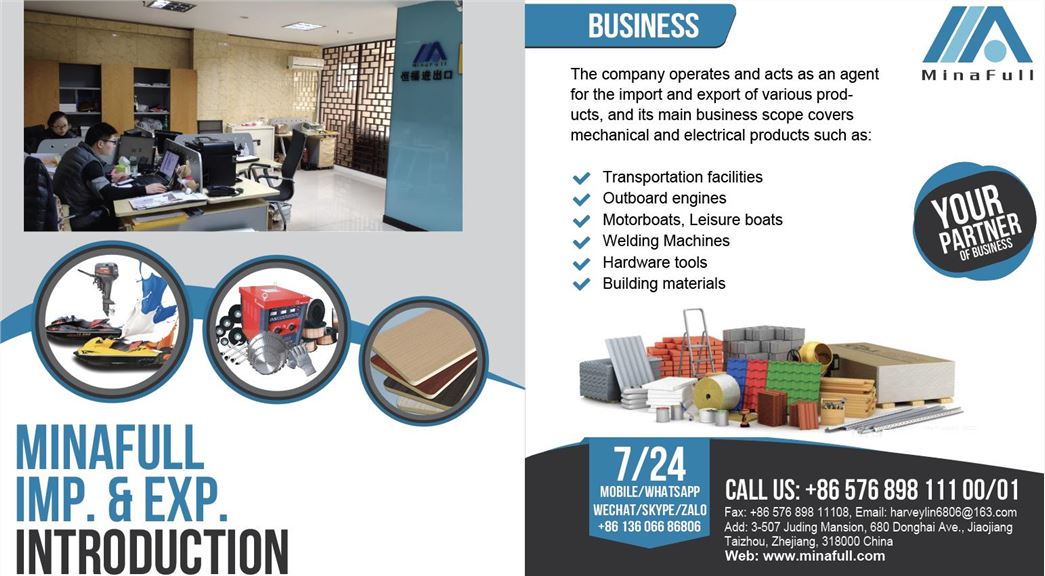 Taizhou Minafull Import and Export Co., Ltd.